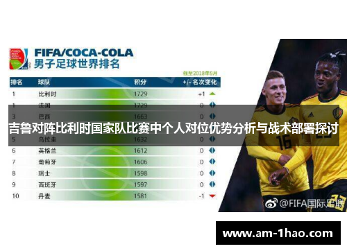 吉鲁对阵比利时国家队比赛中个人对位优势分析与战术部署探讨